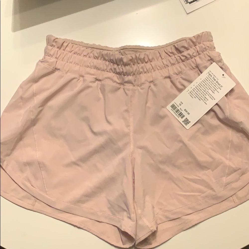 NWT Lululemon Track That Short - 5”, size 10